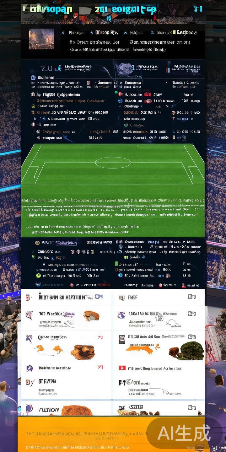 例如，若你关注欧洲足球，网站会展示实时比分、比赛亮