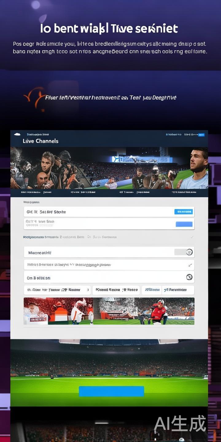 多家体育网站提供直播服务。用户只需选择“直播频道”